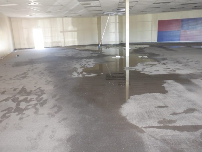 Flood disaster cleanup - water extraction and drying Utah